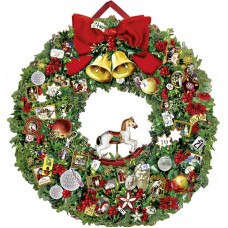 Coppenrath German Paper Advent Calendar Victorian Christmas Wreath - TEMPORARILY OUT OF STOCK